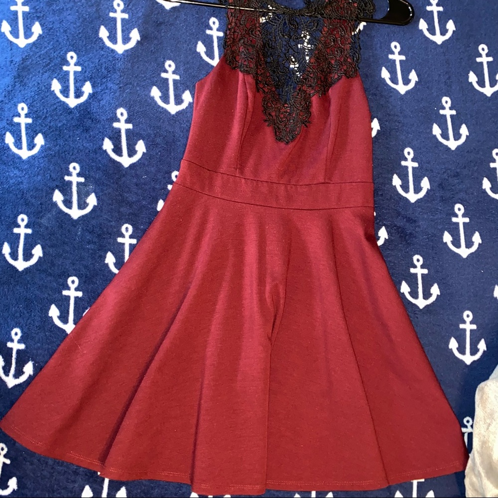 Maroon dress